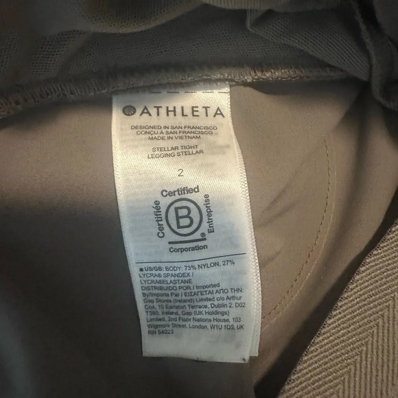 Athleta‎ Stellar Tight Legging - women’s size 2 - Shade Dusk Violet - Picture 4 of 5